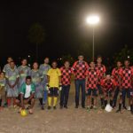 População comemora nova iluminação no Campo do Flamenguinho