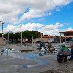 Começa instalação das colunas do Hospital de Campanha