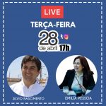 Na onda da live: Sílvio Nascimento e Emília Pessoa