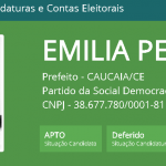 Emília Pessoa tem registro de candidatura deferido pela Justiça Eleitoral