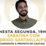 Rodrigo Santaella será sabatinado na Cauípe TV nesta segunda (26)