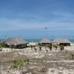 Eles construíram a maior escola de kite do Brasil