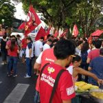 Caminhada no Centro de Caucaia marca o dia nacional de paralisação