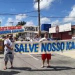 Moradores do Icaraí realizam manifestação contra descaso do bairro