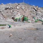 Zapata faz intervenção artística em ruínas na Praia do Icaraí