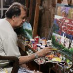 CAIXA Cultural Fortaleza promove oficina de pintura com o artista pernambucano Mestre Ferreira