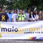 Caucaia realiza blitz educativa alusiva à campanha Maio Amarelo