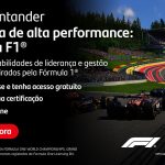Cearenses podem participar de curso gratuito de liderança e inovação do Santander Open Academy em parceria com a Fórmula 1