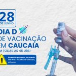 Caucaia realiza Dia D de Vacinação neste sábado (28) para atualizar cadernetas e ampliar cobertura