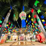 Outlet Premium Fortaleza recebe São João com brincadeiras, quadrilhas e comidas típicas