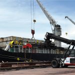 Porto do Pecém recebe trilhos para a conclusão da Transnordestina em operação inédita