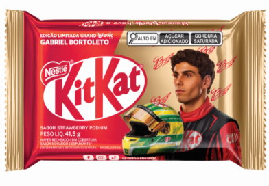 KitKat lança edição limitada com o piloto Gabriel Bortoleto e transforma parte das vendas em bolsas de estudo para formar novos talentos da mecânica automotiva